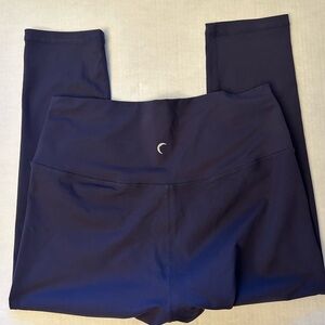Zyia Active tights performance crop navy blue leggings Sz-14/16.  Y7